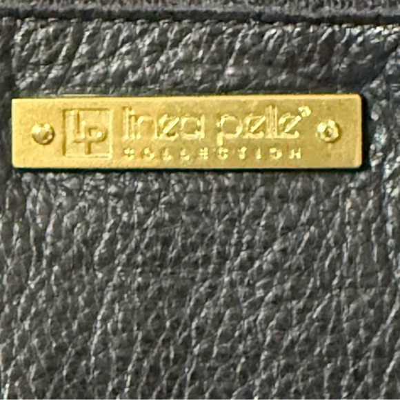 Women's Linea Pelle "Dylan" Zip Around Wallet in black soft leather. - Picture 6 of 7